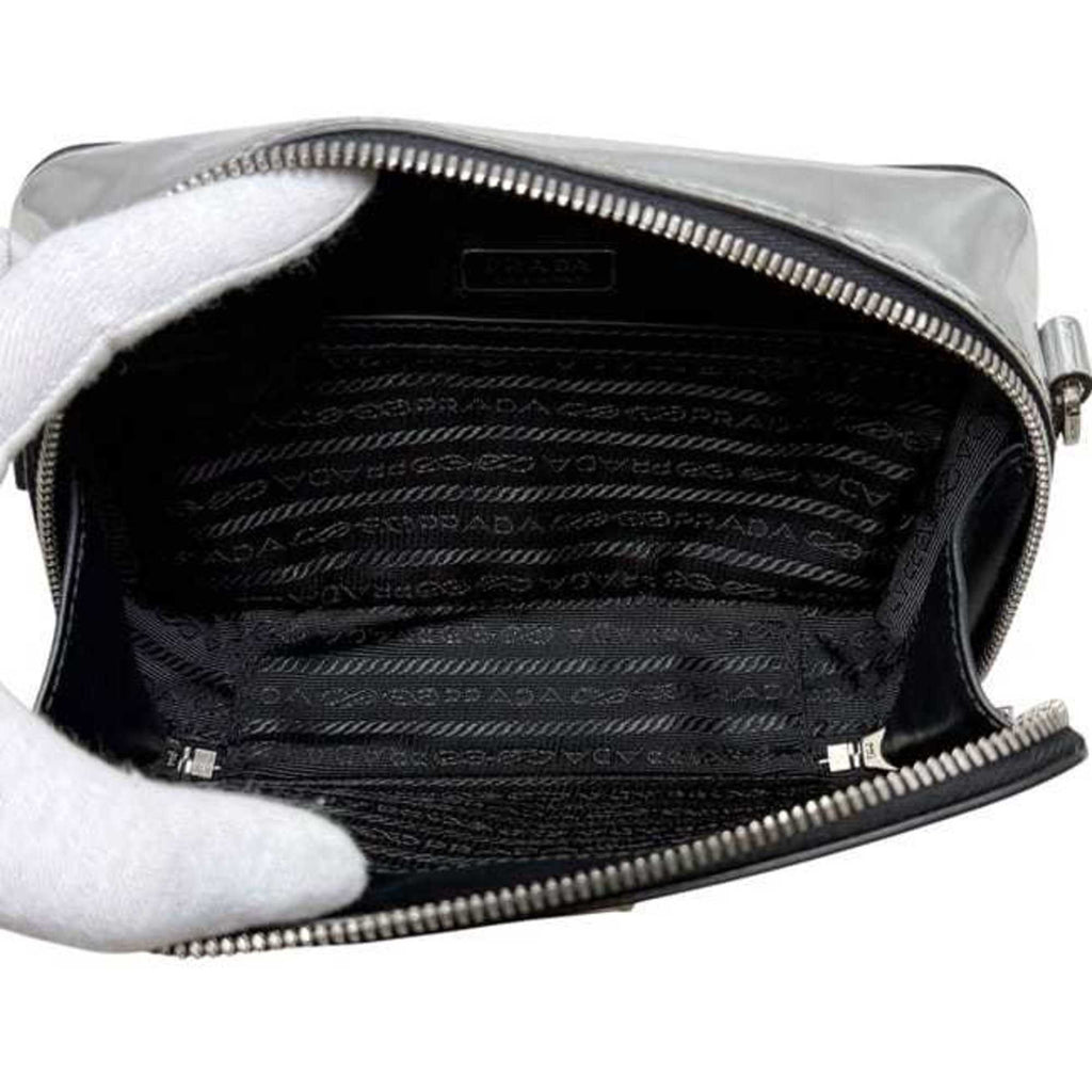 Prada Black Leather Shoulder Bag