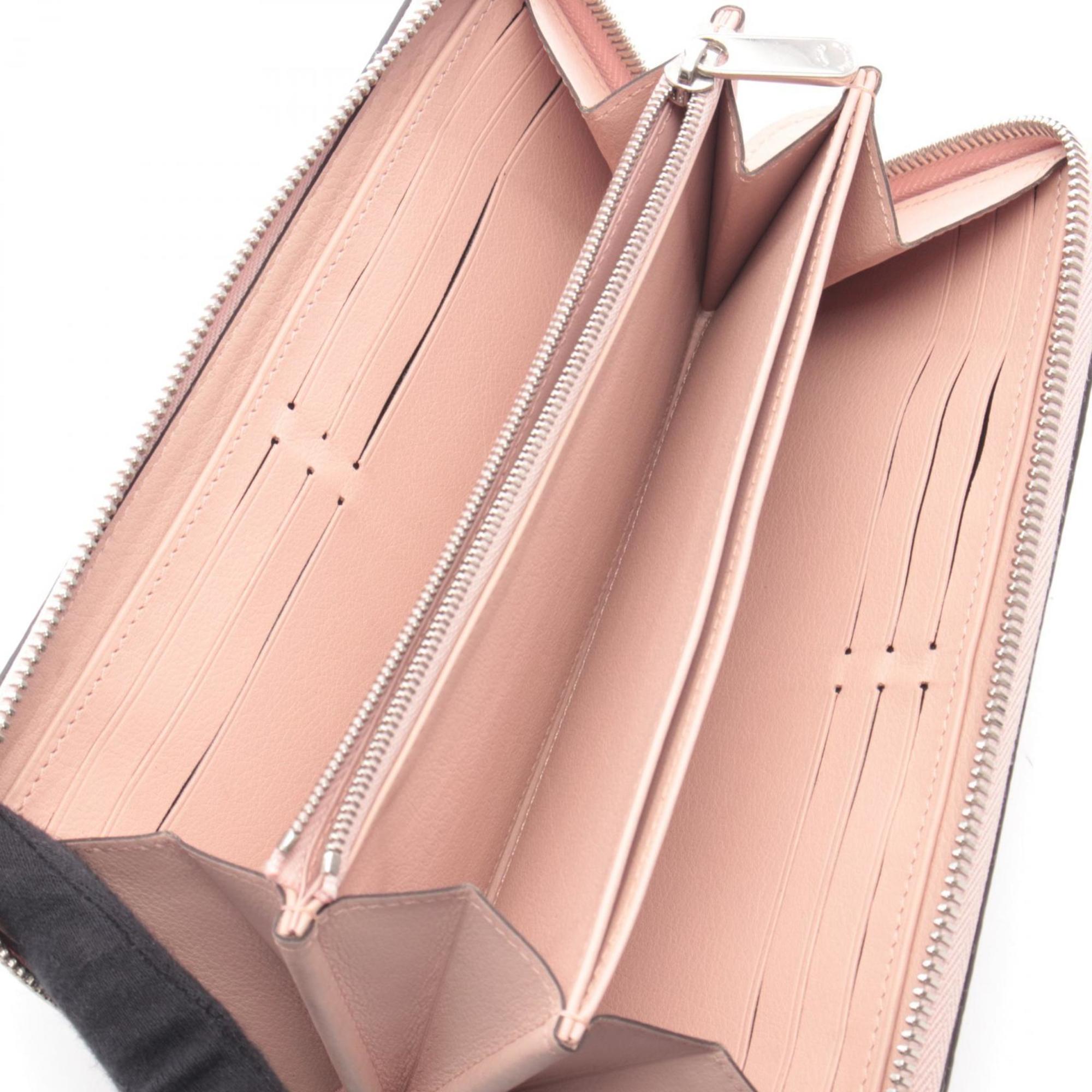 Louis Vuitton Magnolia Pink Mahina Leather Long Wallet