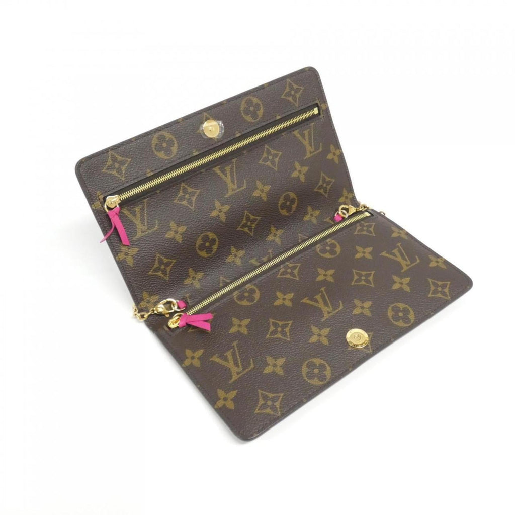 Louis Vuitton Monogram Marron Coated Canvas Handbag Pochette