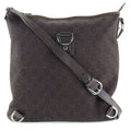 Gucci Abbey Brown Gg Canvas Shoulder Bag (Pre-Owned)