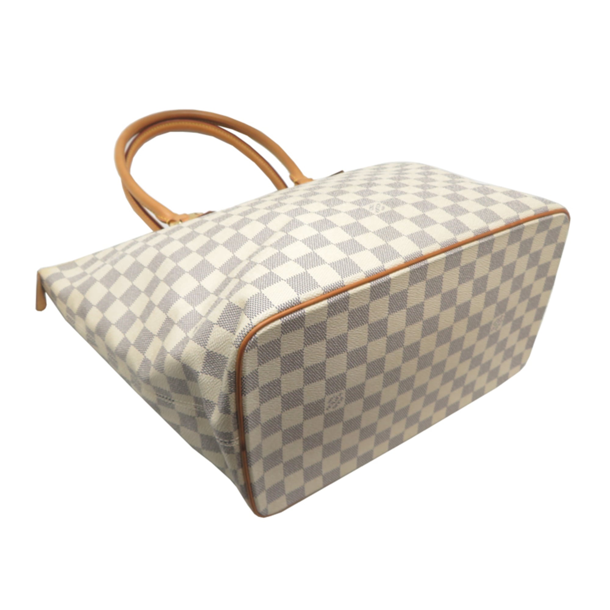 Louis Vuitton White Damier Azur Tote Bag