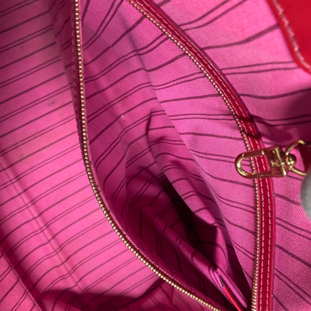 Louis Vuitton Pink Pvc Leather Shoulder Bag Tote Bag