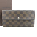 Louis Vuitton Ebene Pvc Long Wallet