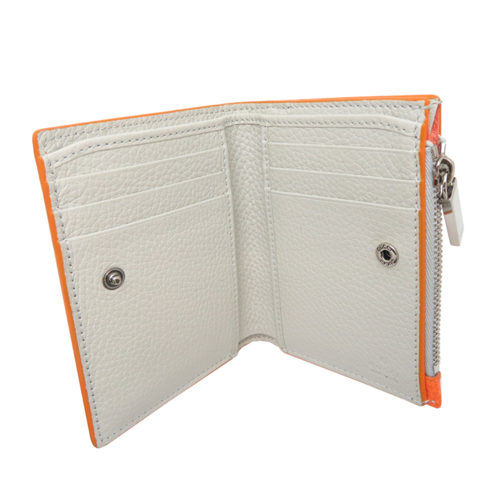 Gucci White Leather Wallet (Bi-Fold) (Pre-Owned)