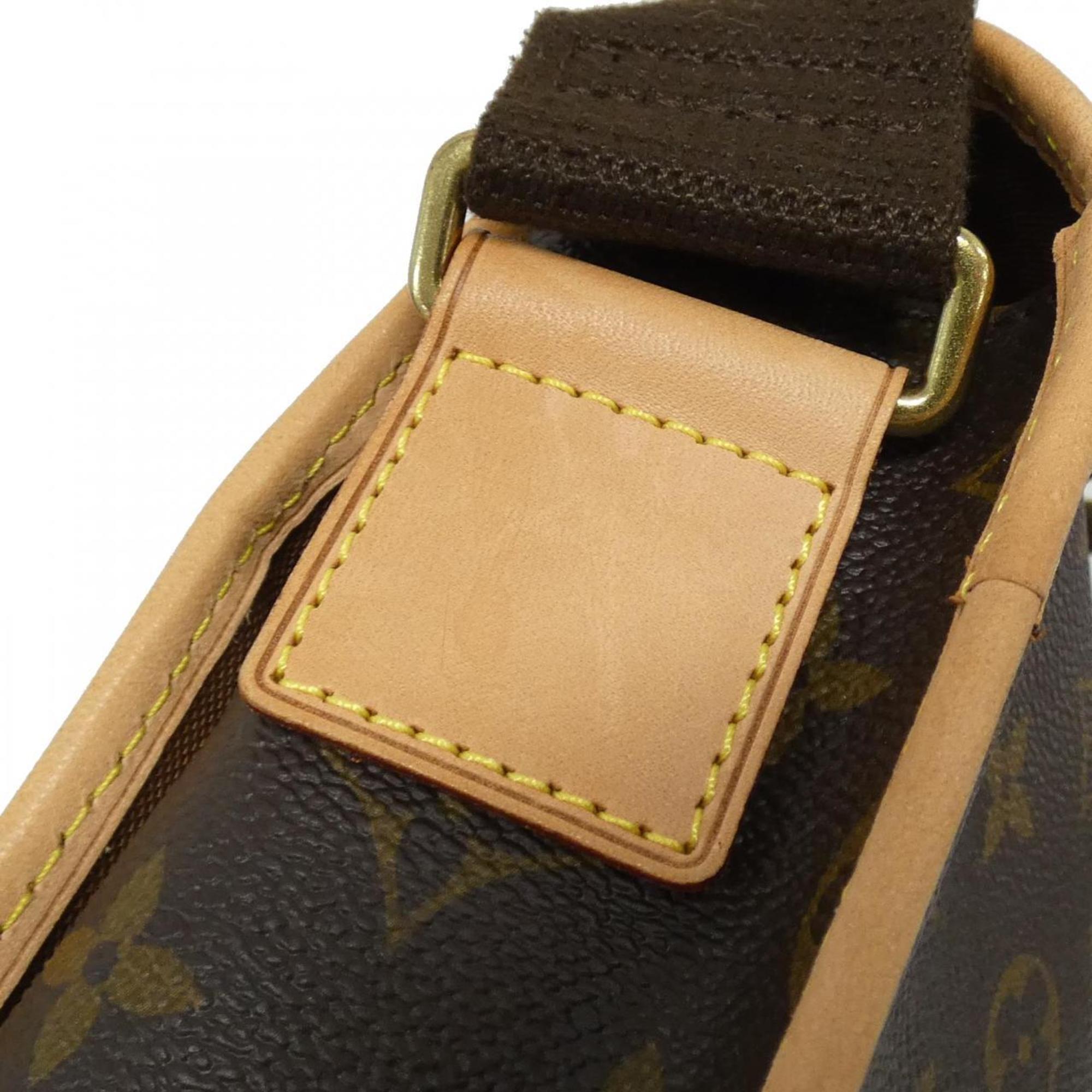 Louis Vuitton Marron Coated Canvas Shoulder Bag