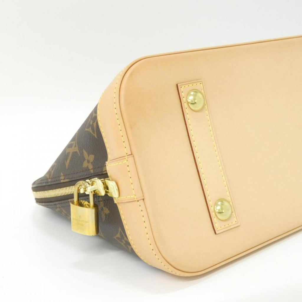 Louis Vuitton Marron Coated Canvas Handbag
