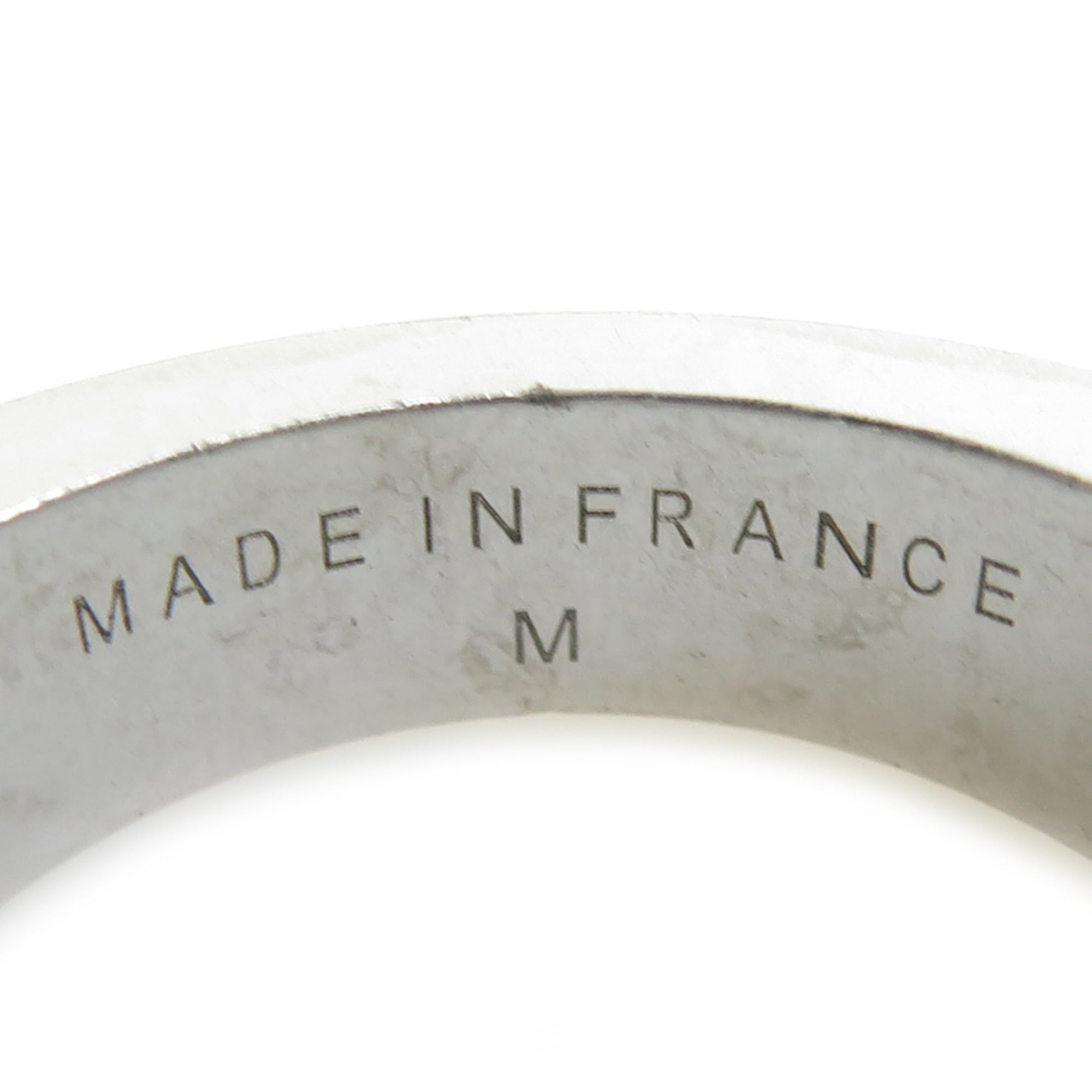 Louis Vuitton Silver Metal Band Ring