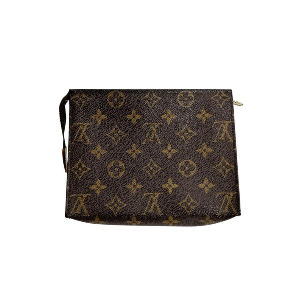 Louis Vuitton Brown Monogram Canvas Pochette Pouch Wash Bag