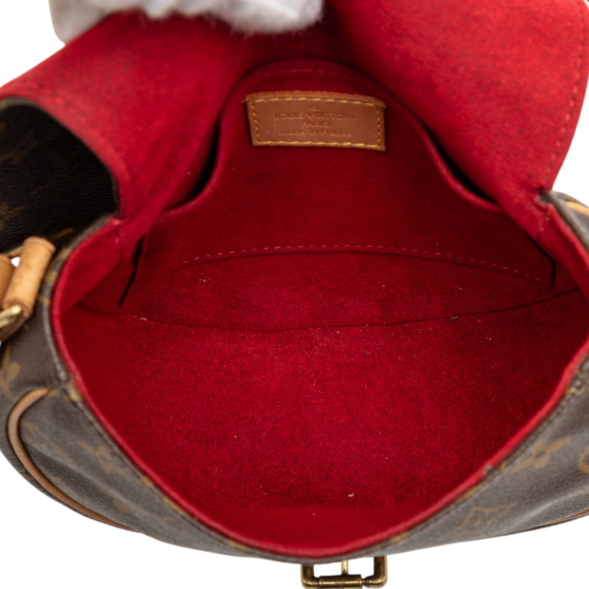 Louis Vuitton Brown Pvc Leather Shoulder Bag