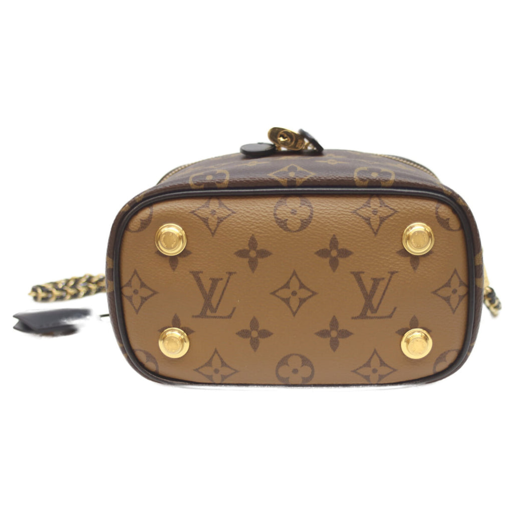 Louis Vuitton Black Brown Monogram Reverse Shoulder Bag