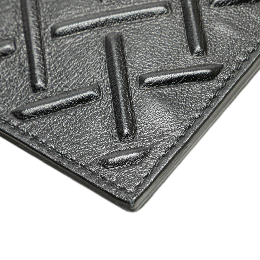Bottega Veneta Black Leather Clutch Bag