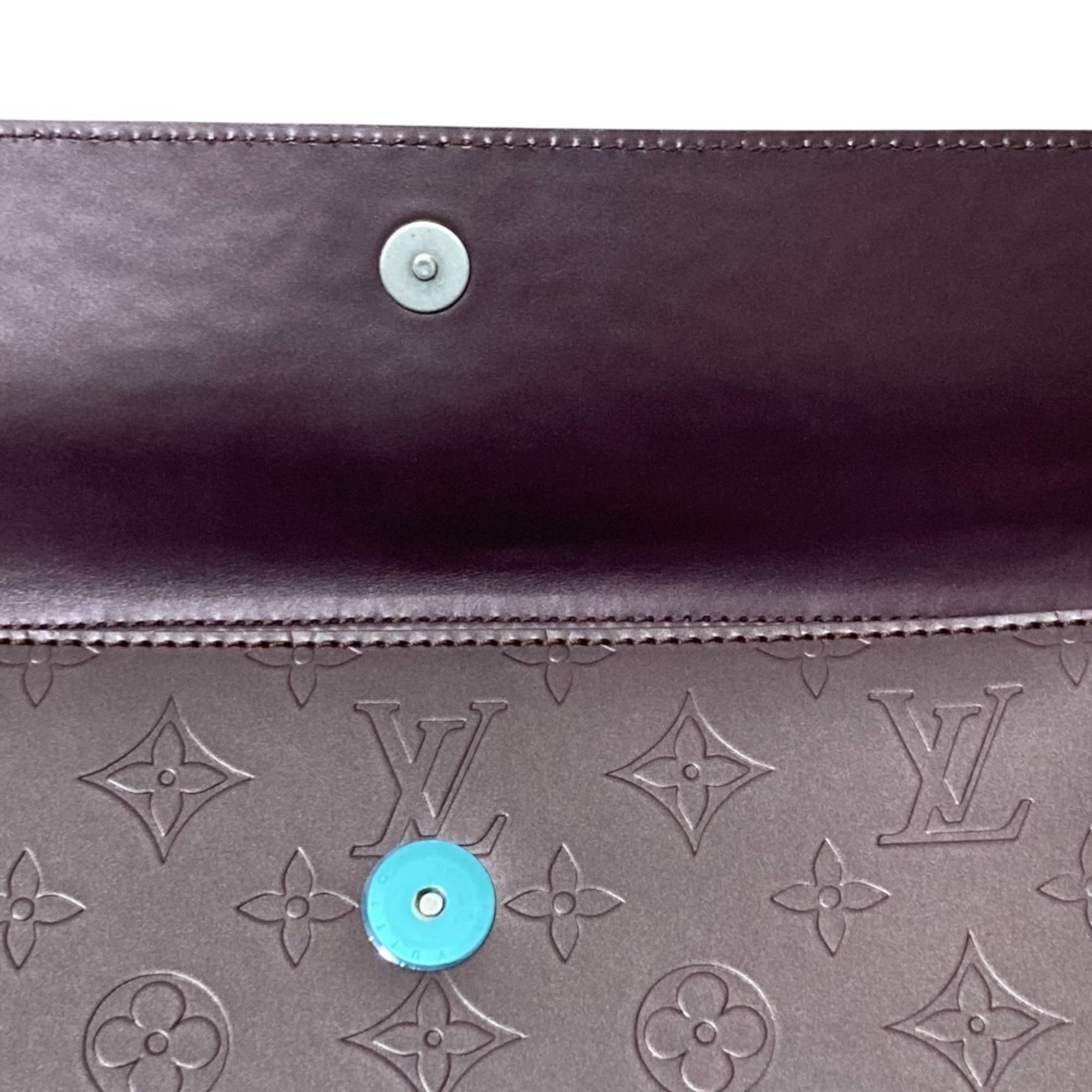 Louis Vuitton Violet Monogram Mat Handbag