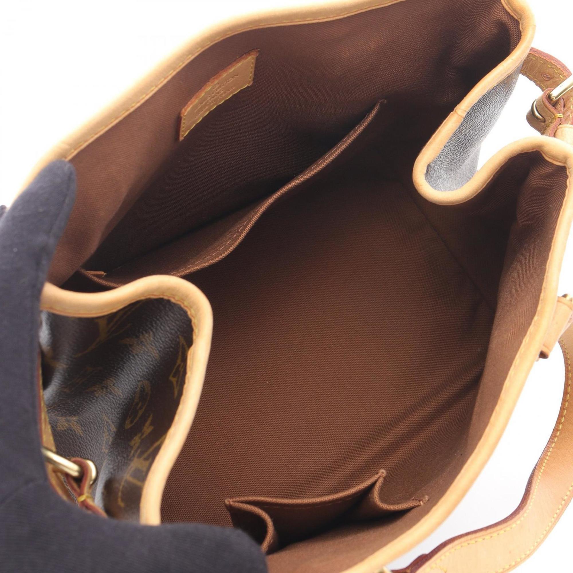 Louis Vuitton Brown Coated Canvas Pvc Leather Handbag