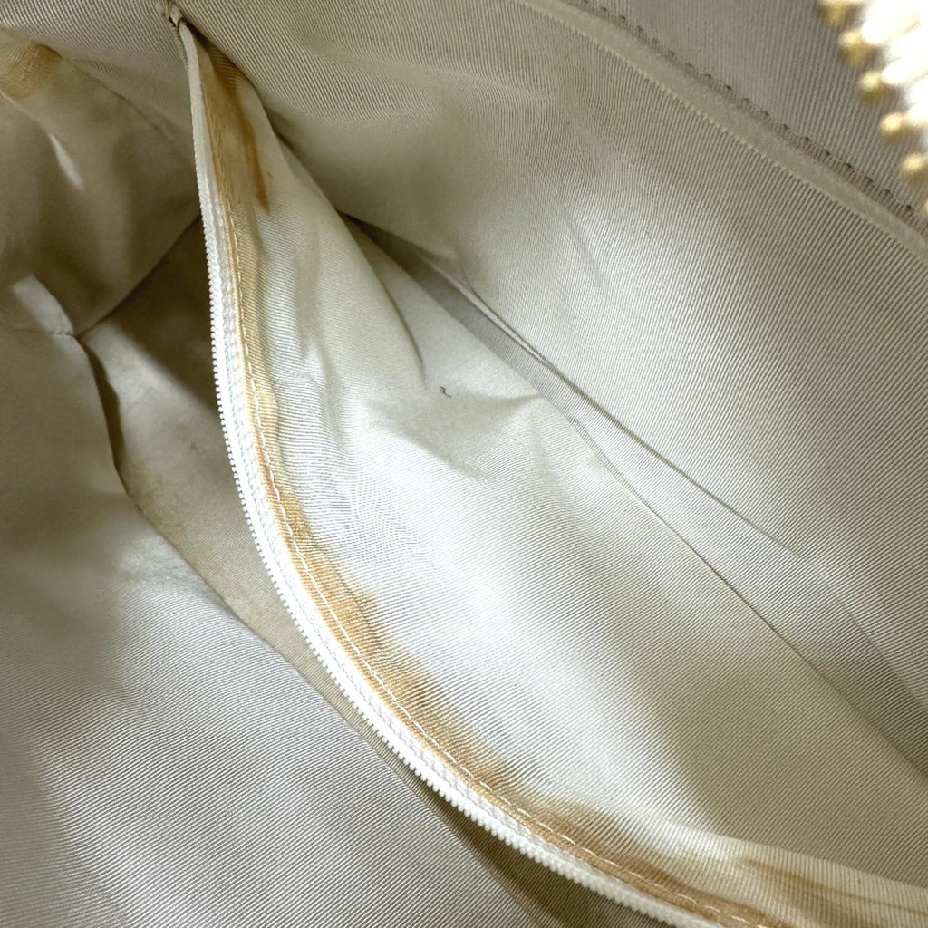 Chanel White Leather Handbag