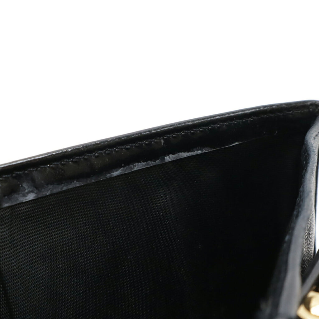 Chanel Black Patent Leather Wallet (Bi-Fold)