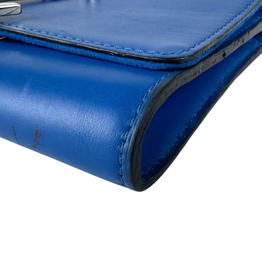 Louis Vuitton Blue Leather Pochette Shoulder Bag