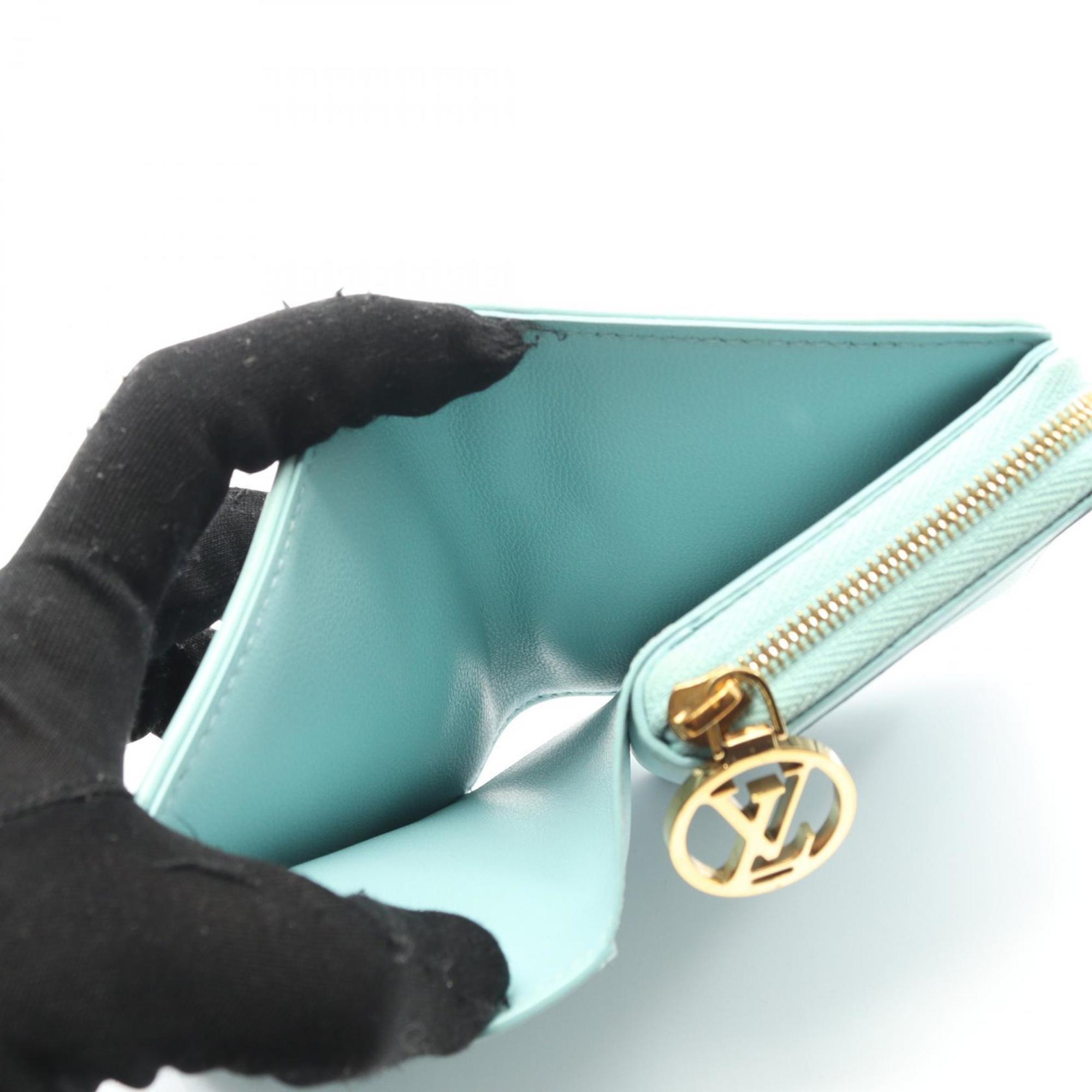 Louis Vuitton Blue Leather Wallet