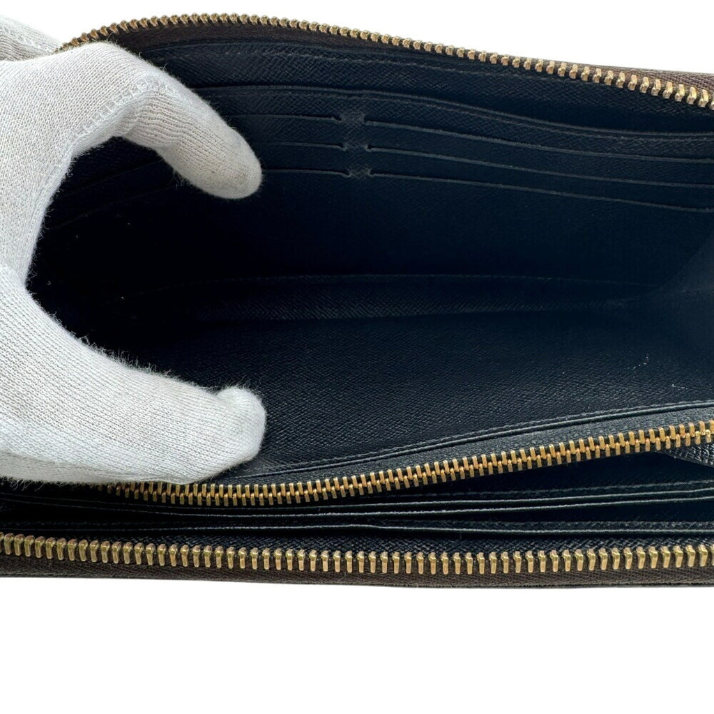 Louis Vuitton Brown Leather Long Wallet
