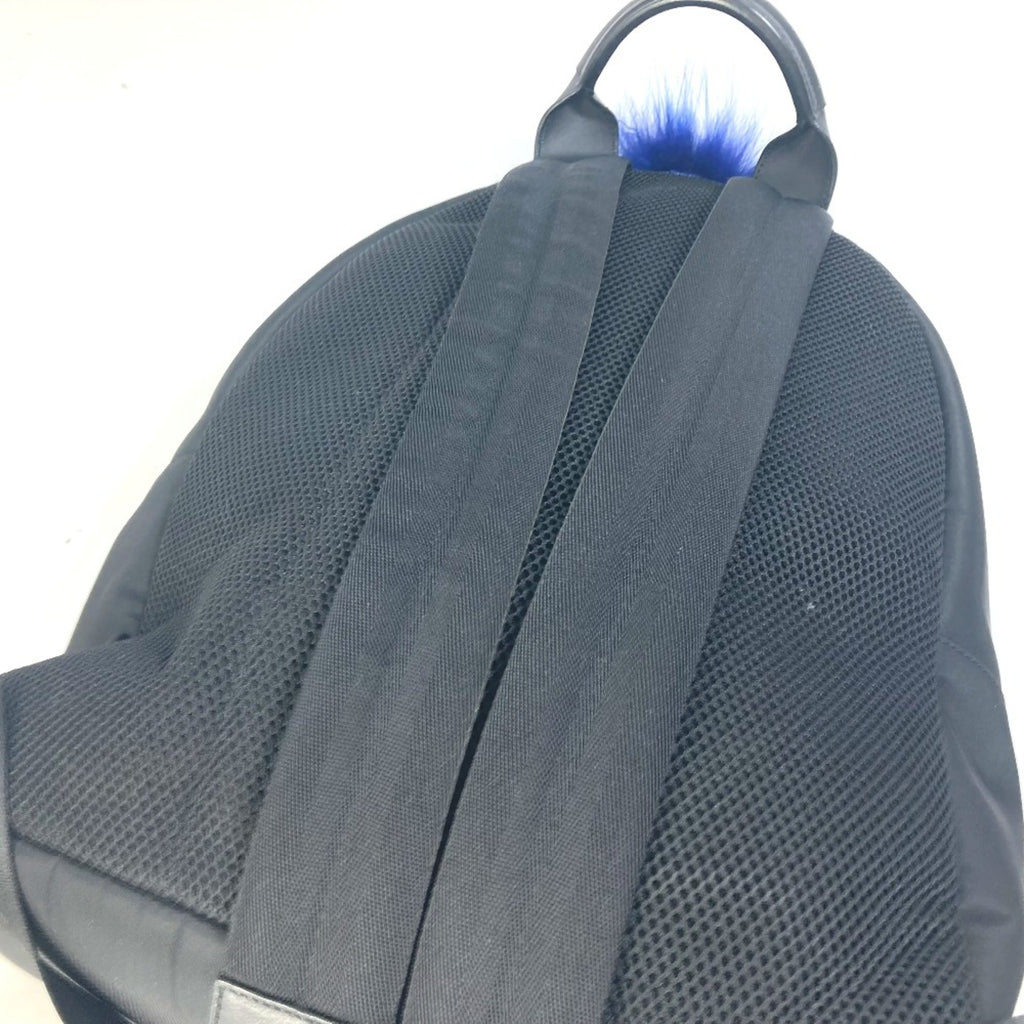 Fendi Black Cloth Backpack