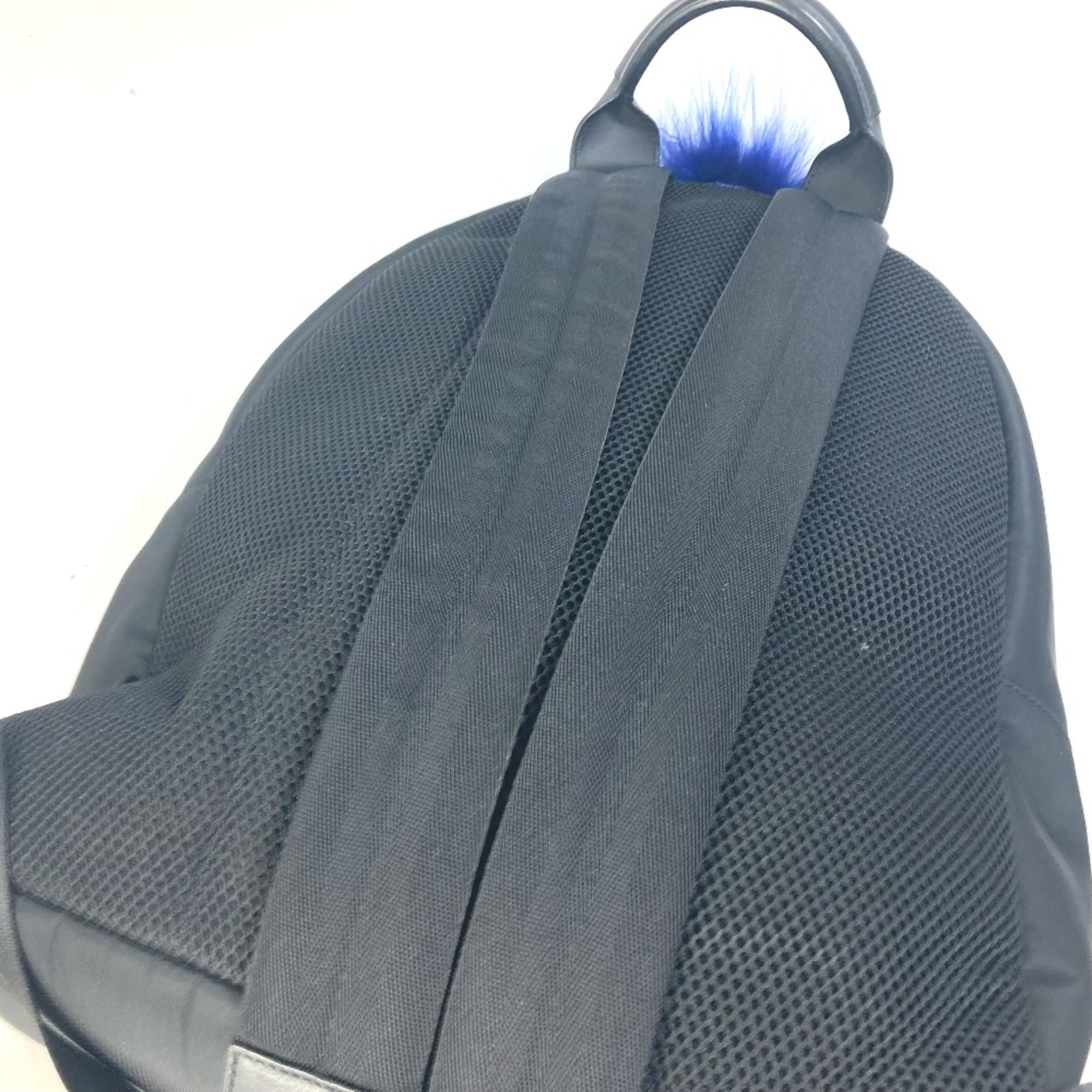 Fendi Black Cloth Backpack