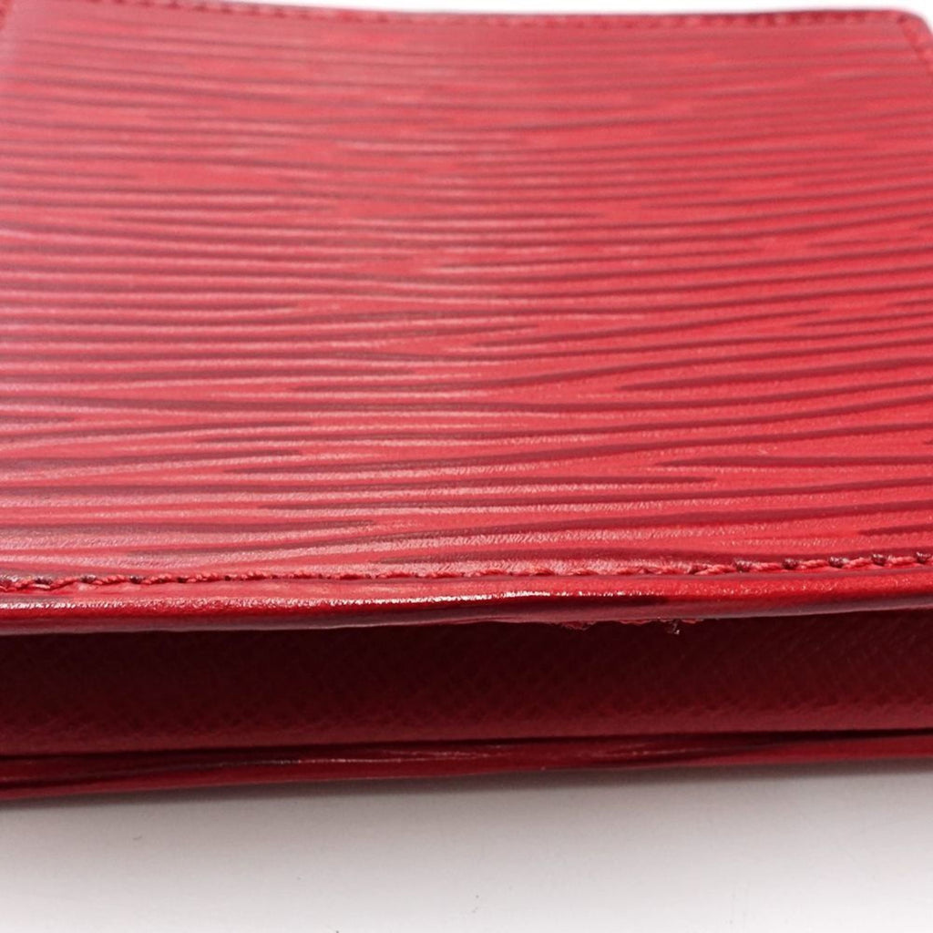 Louis Vuitton Castilian Red Epi Leather Coin Purse/Coin Case