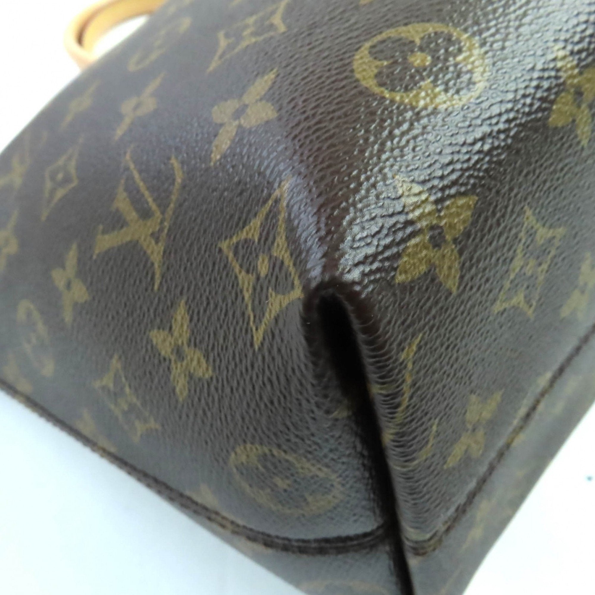 Louis Vuitton Brown Leather Handbag