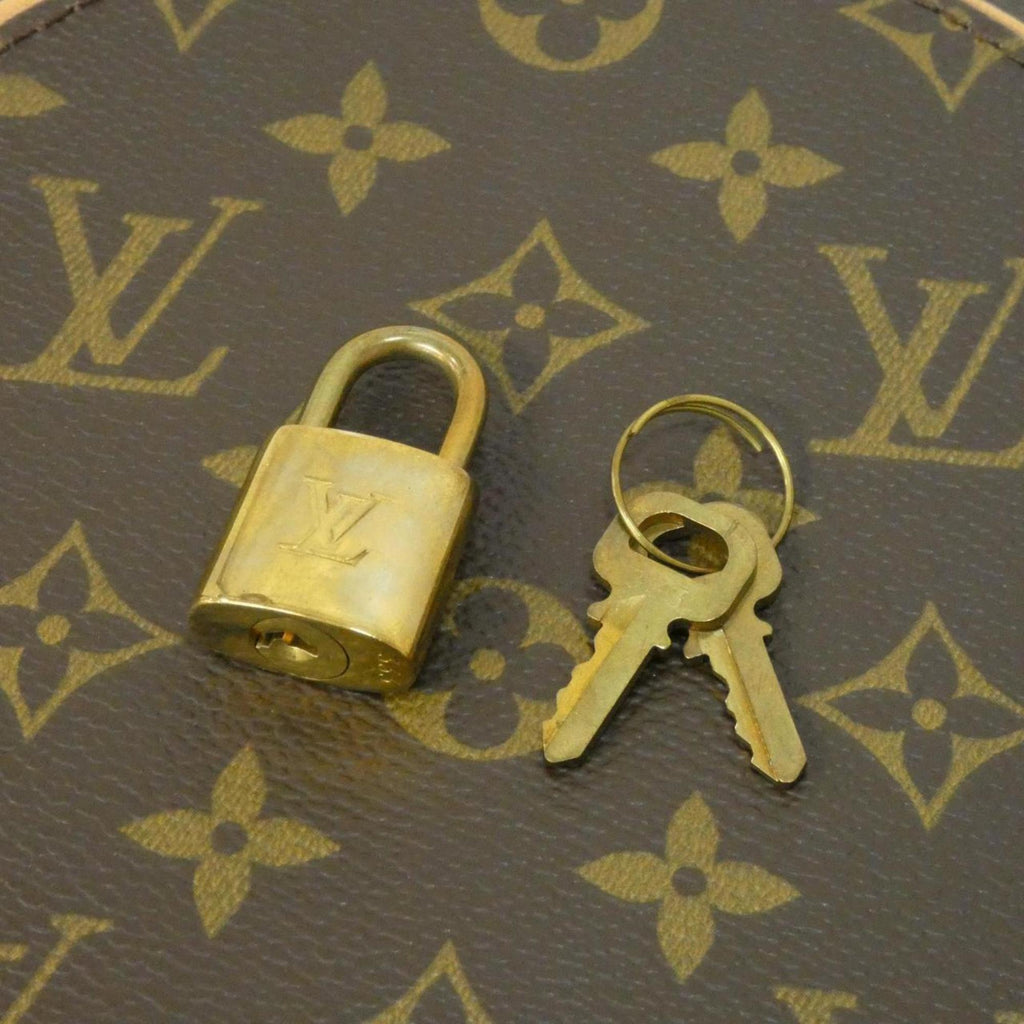 Louis Vuitton Brown Coated Canvas Handbag