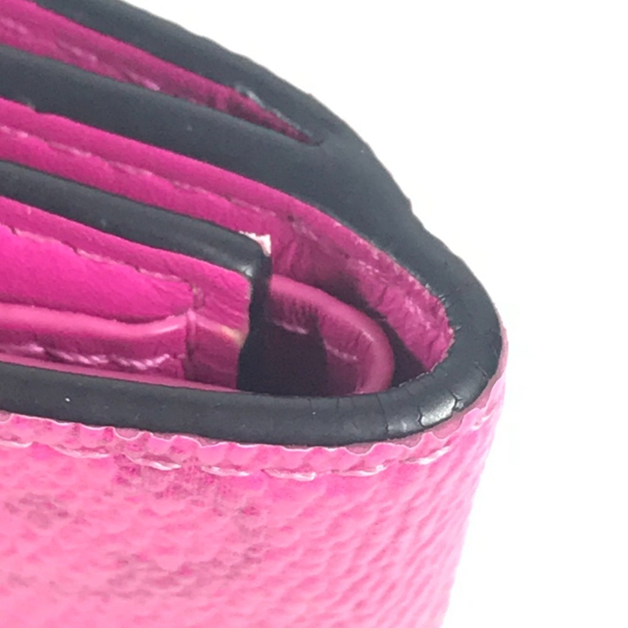 Louis Vuitton Pink Taigarama Wallet (Tri-Fold)