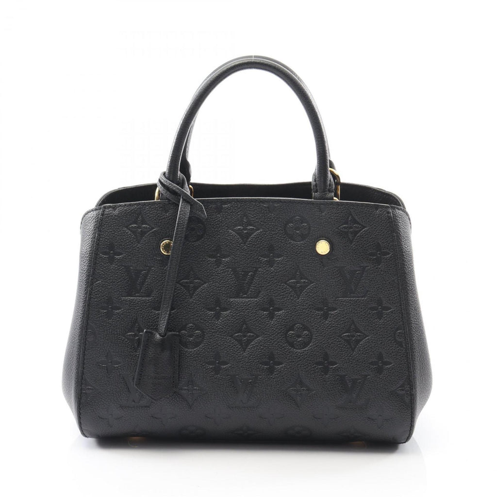 Louis Vuitton Black Cuir Ombre Leather Monogram Empreinte Handbag