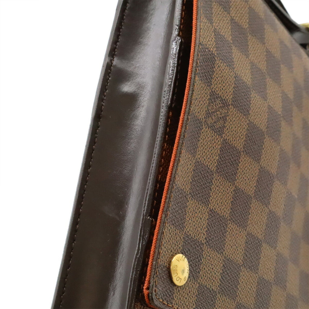 Louis Vuitton Brown Pvc Leather Shoulder Bag
