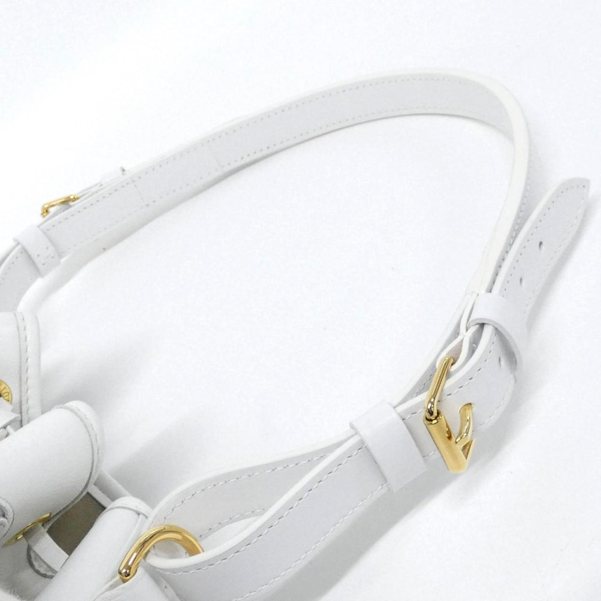 Louis Vuitton Blanc Leather Shoulder Bag