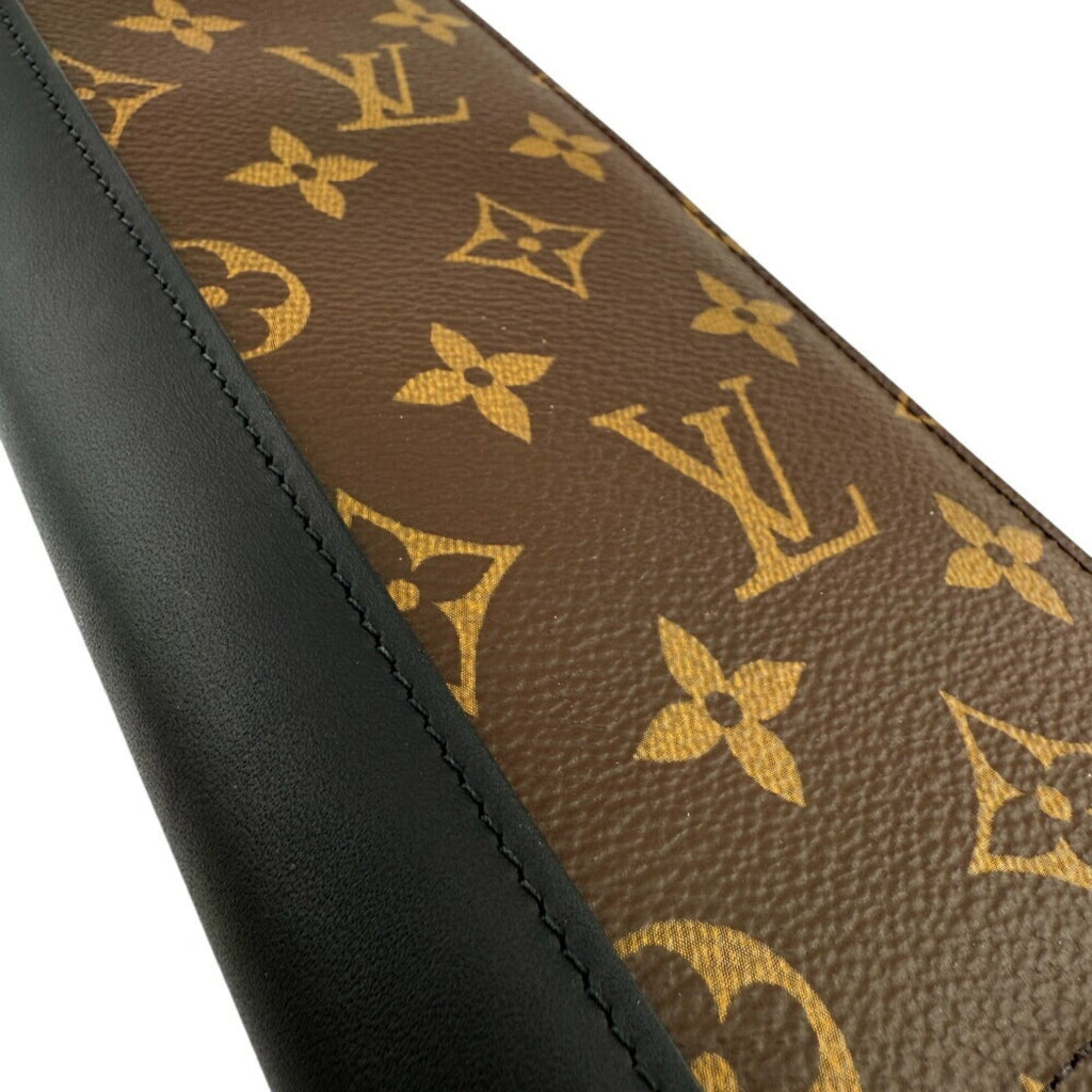Louis Vuitton Monogram Macassar Brown Leather Long Wallet