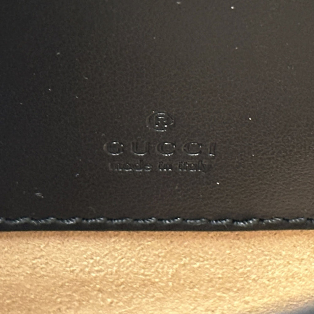 Gucci Black Leather Handbag Shoulder Bag (Pre-Owned)
