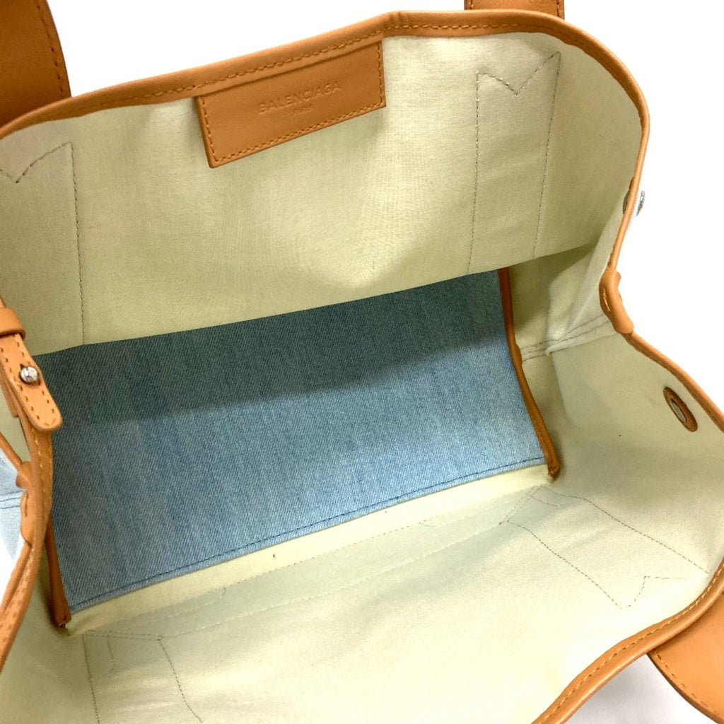 Balenciaga Blue Leather Tote