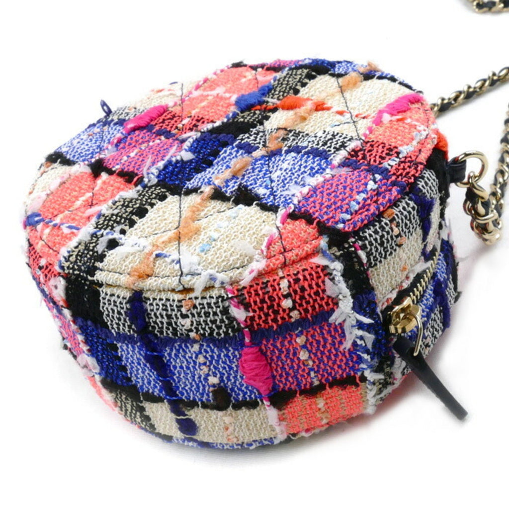 Chanel Multi-Color Tweed Shoulder Bag