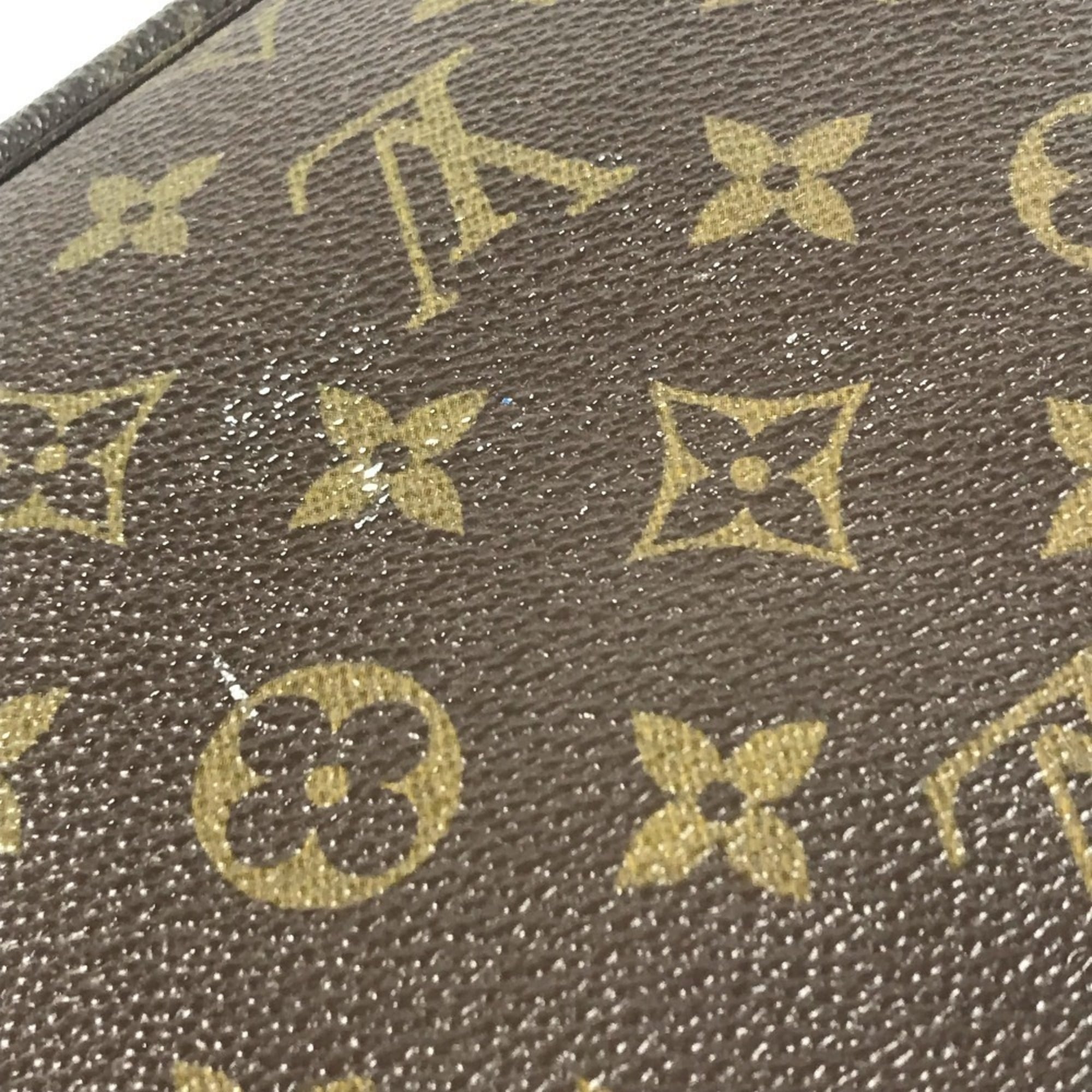 Louis Vuitton Monogram Brown Monogram Clutch Bag Pouch