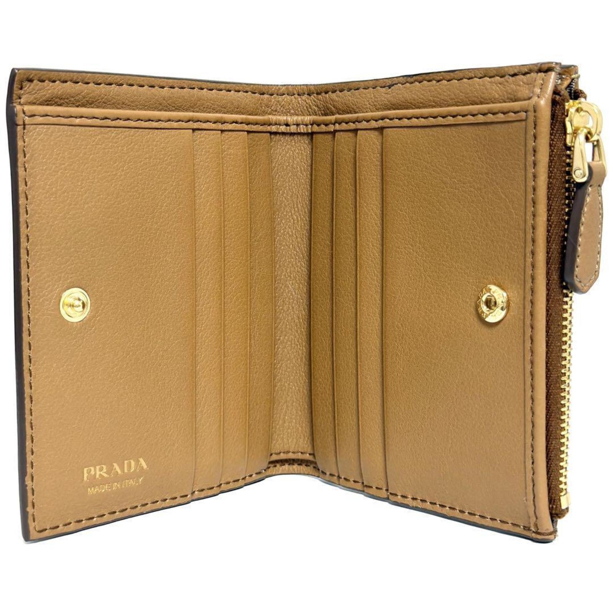 Prada Leather Wallet (Bi-Fold)