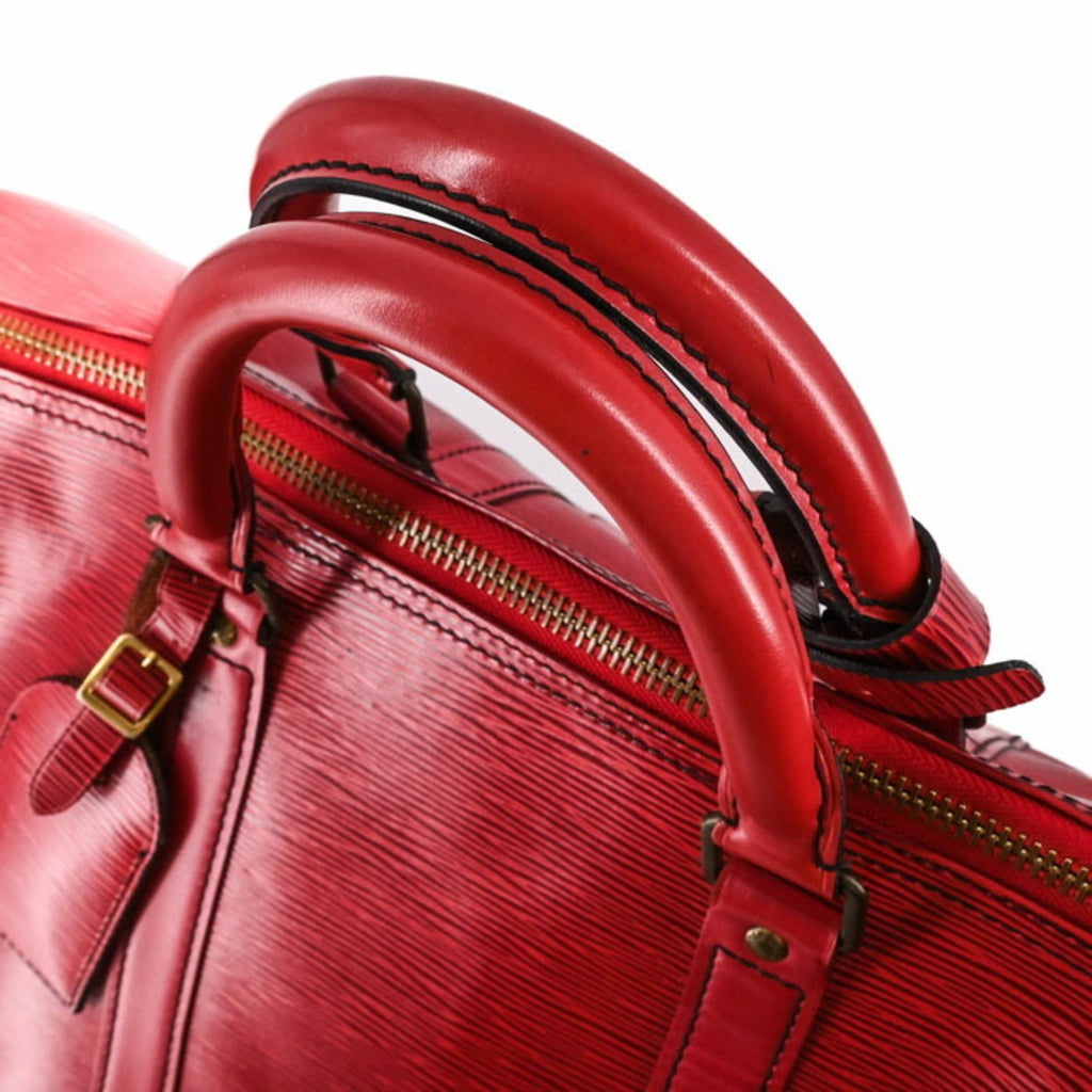 Louis Vuitton Epi Red Color Epi Leather Boston Bag Handbag