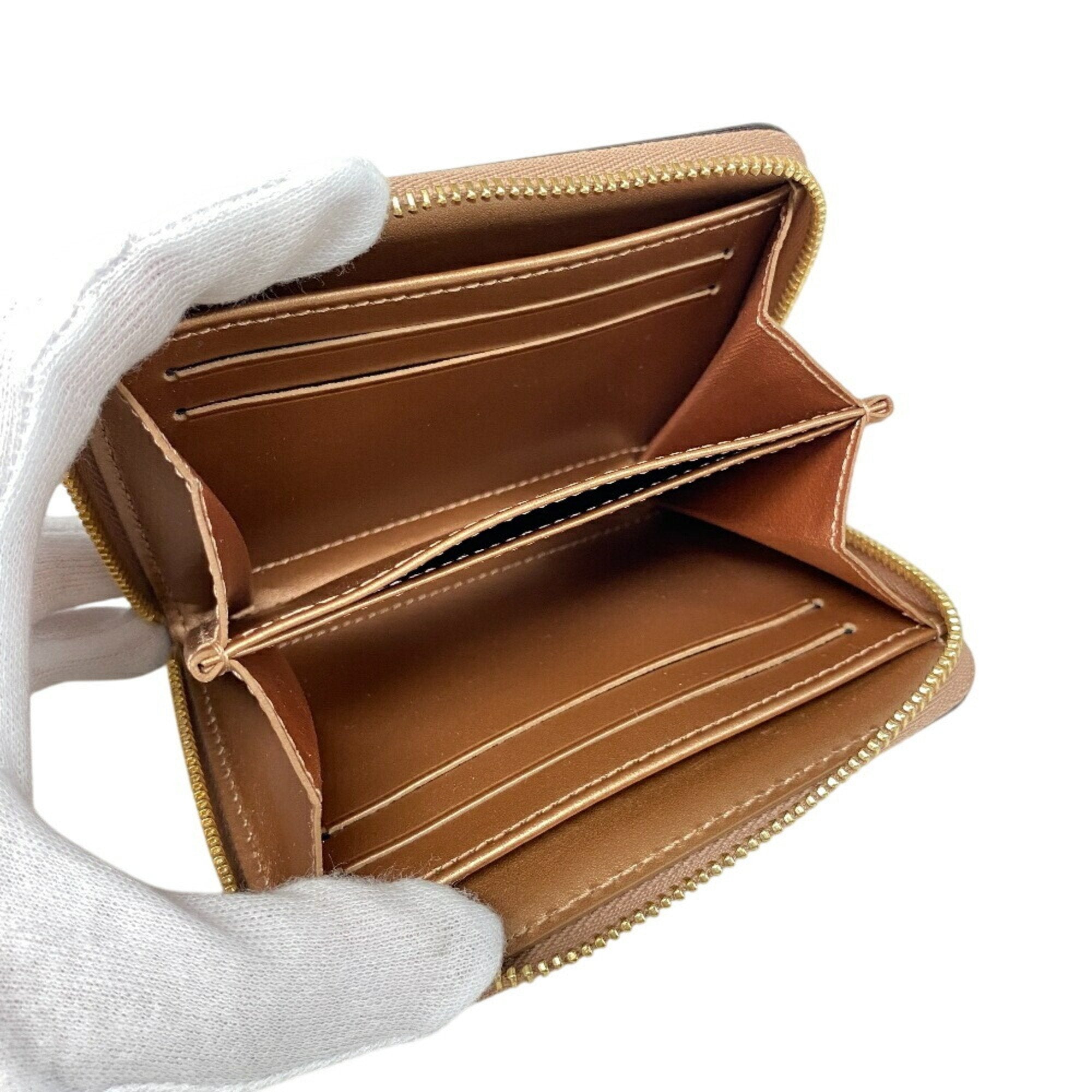 Louis Vuitton Monogram Vernis Beige Monogram Vernis Coin Purse/Coin Case