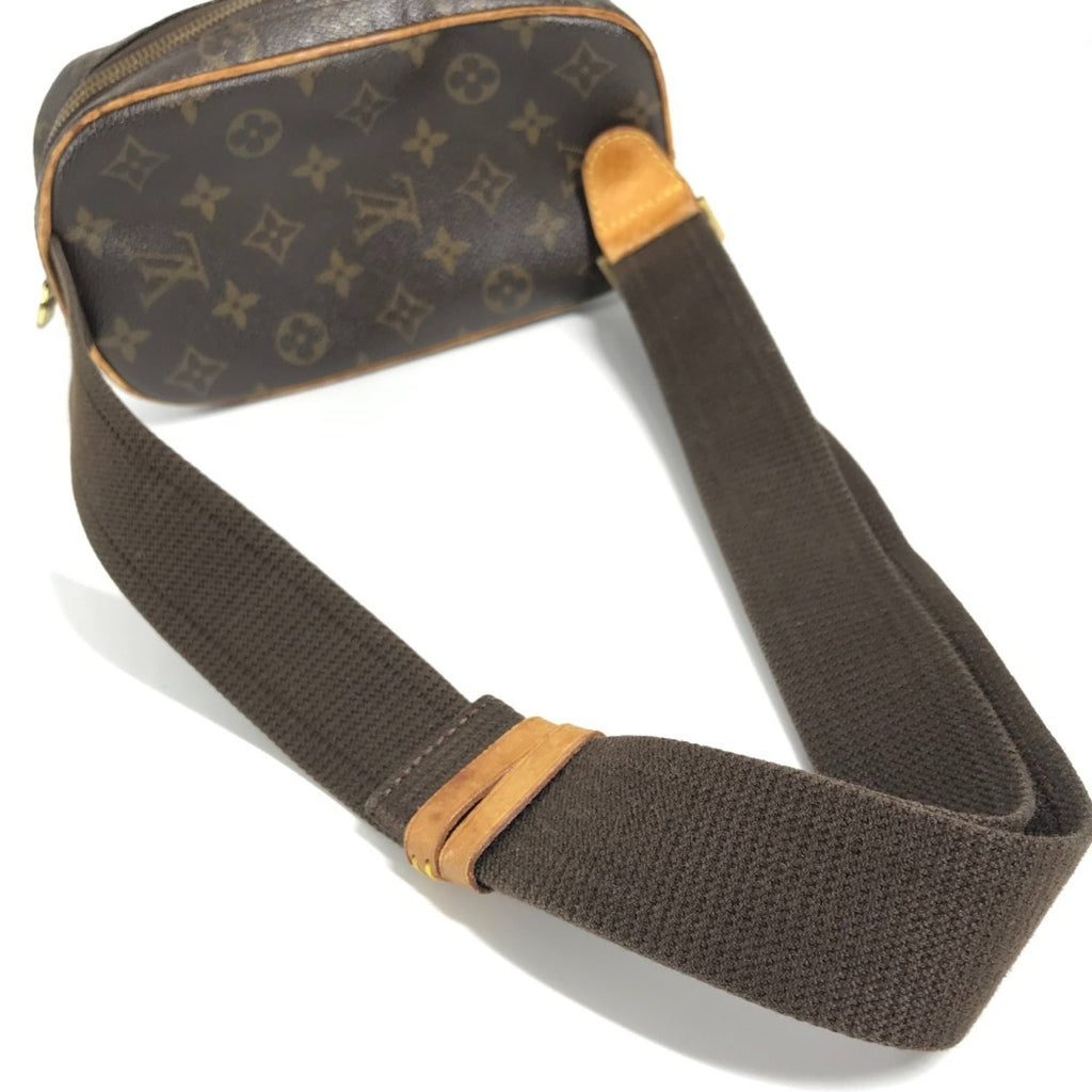Louis Vuitton Brown Monogram Pochette Shoulder Bag Sling Bag