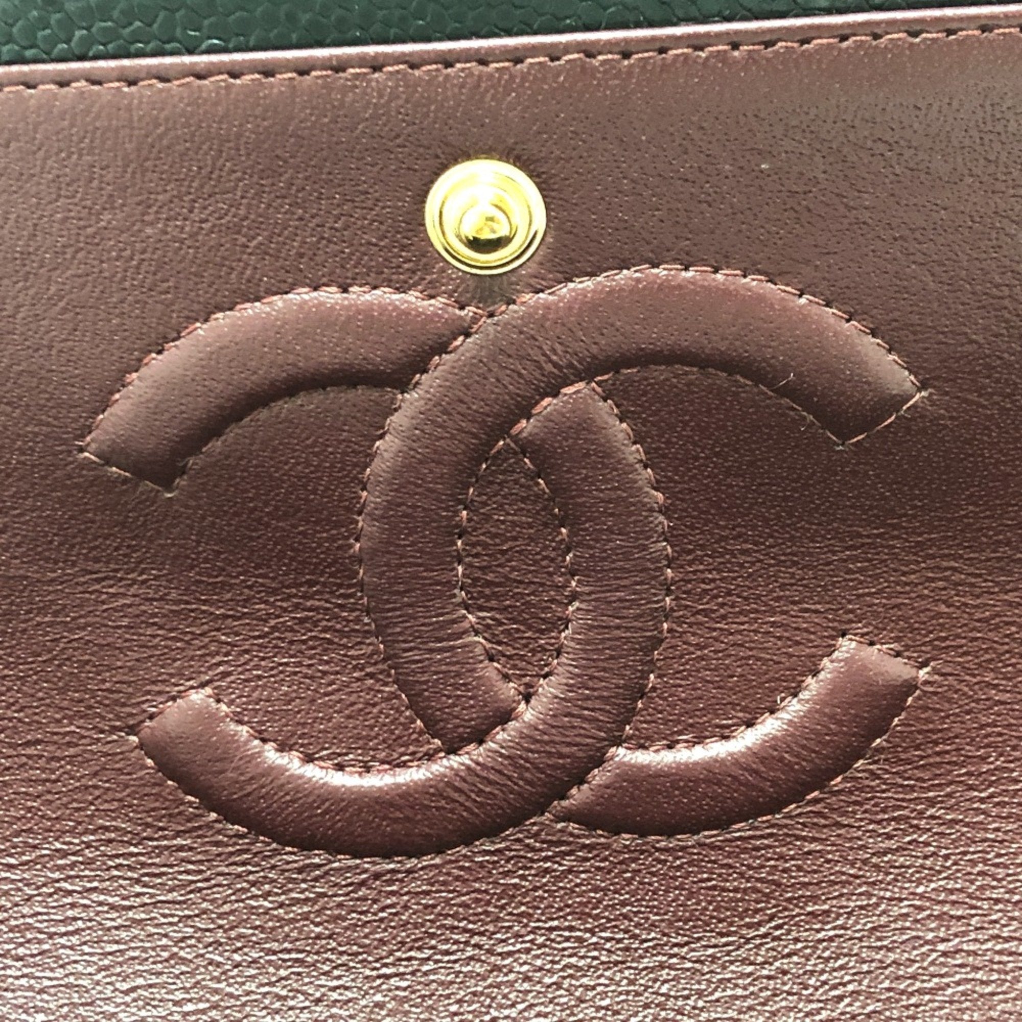 Chanel Black Leather Shoulder Bag