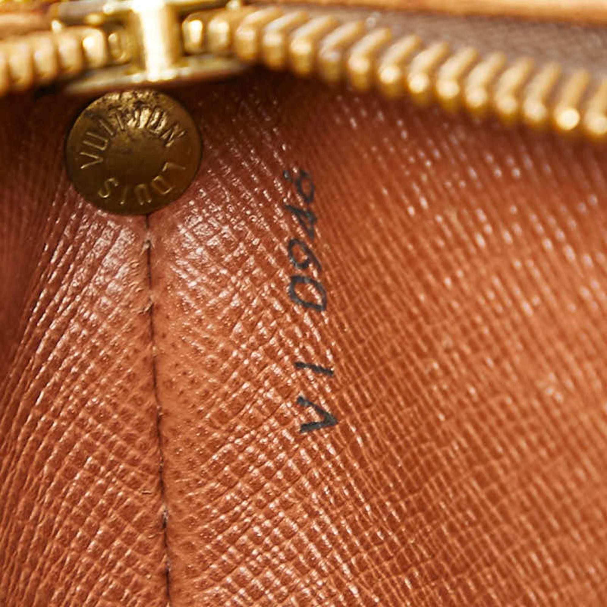 Louis Vuitton Brown Pvc Leather Shoulder Bag