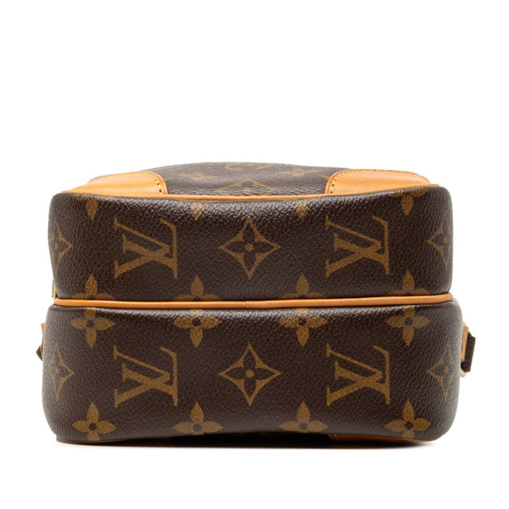 Louis Vuitton Brown Pvc Leather Shoulder Bag