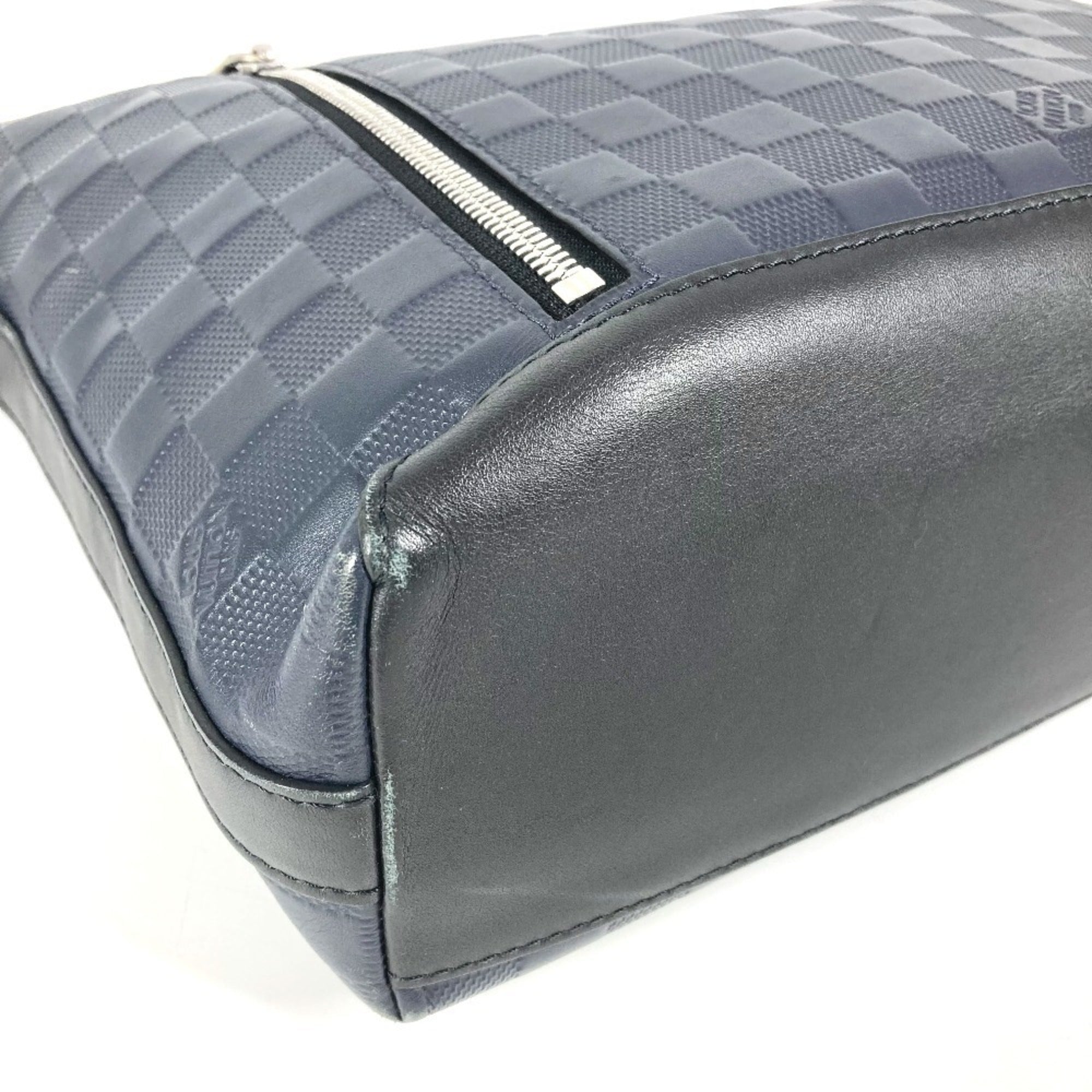 Louis Vuitton Black Galle Navy Damier Infini Shoulder Bag