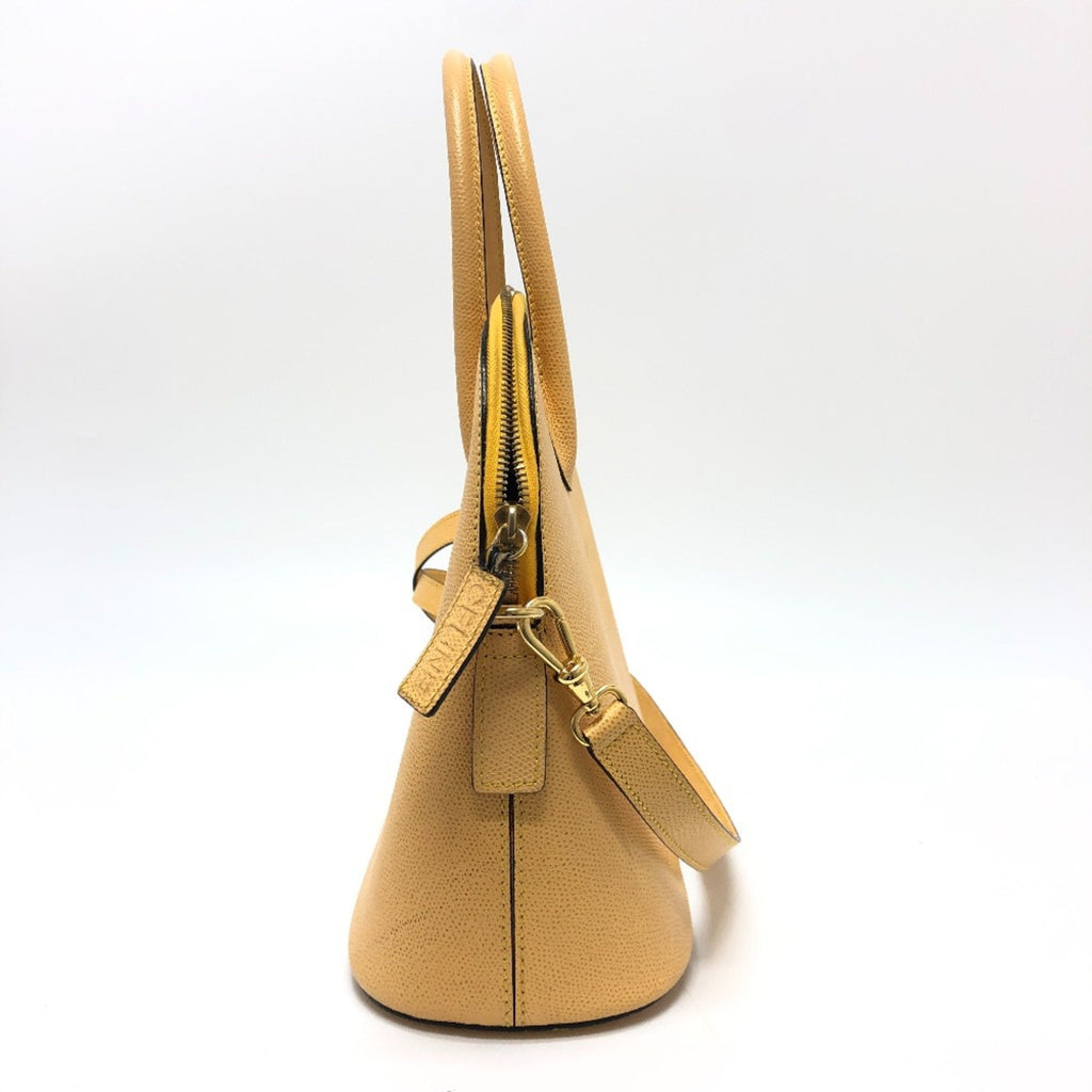 Celine Yellow Leather Shoulder Bag