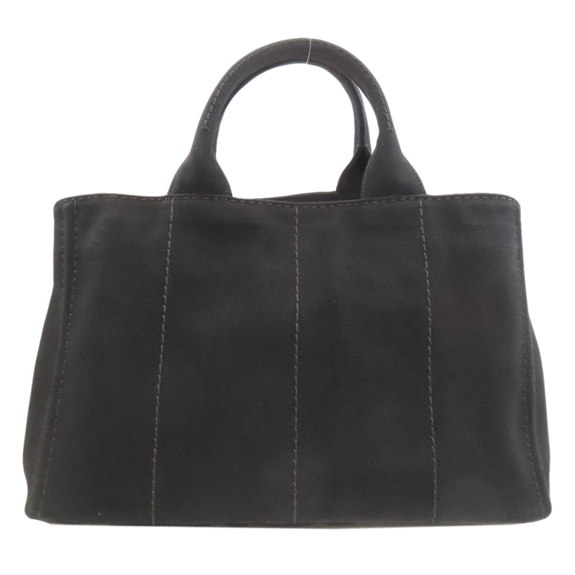 Prada Black Canvas Handbag