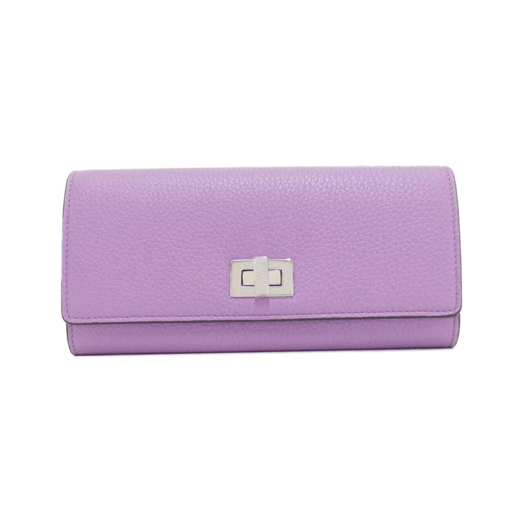 Fendi Leather Long Wallet (Bi-Fold)