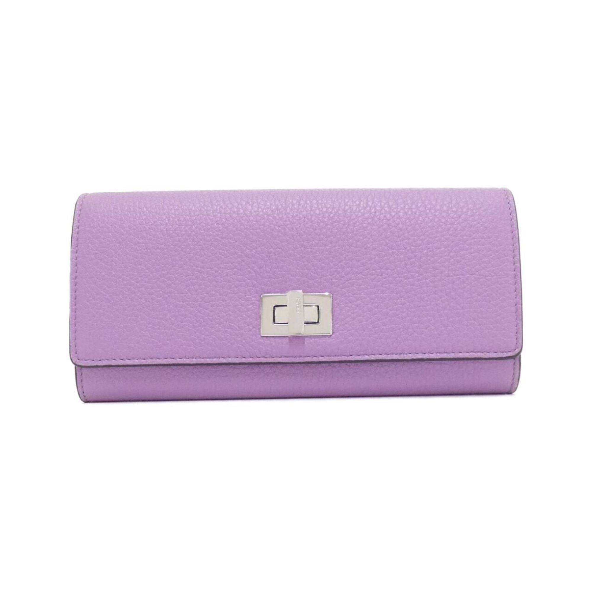 Fendi Leather Long Wallet (Bi-Fold)