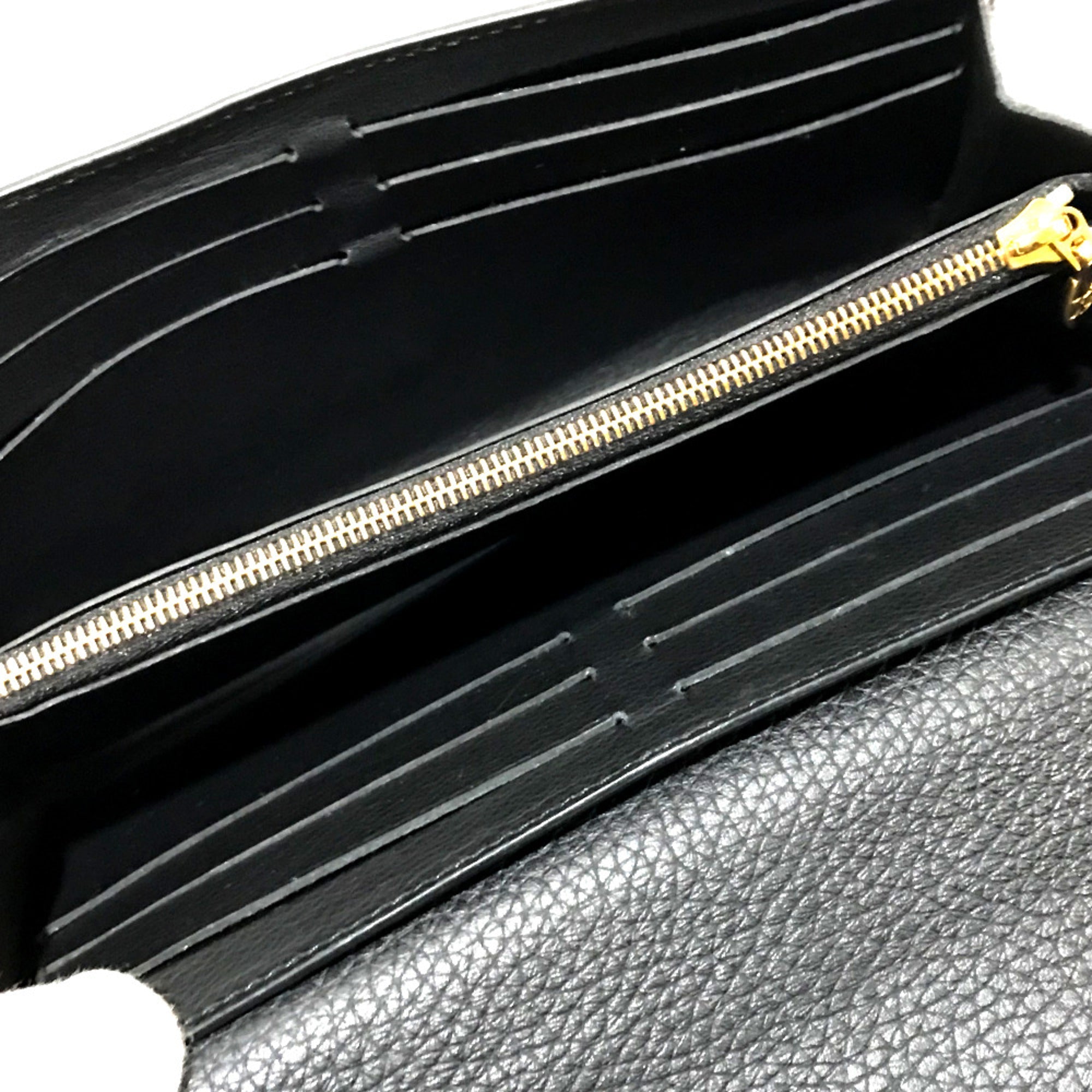 Louis Vuitton Black Leather Wallet