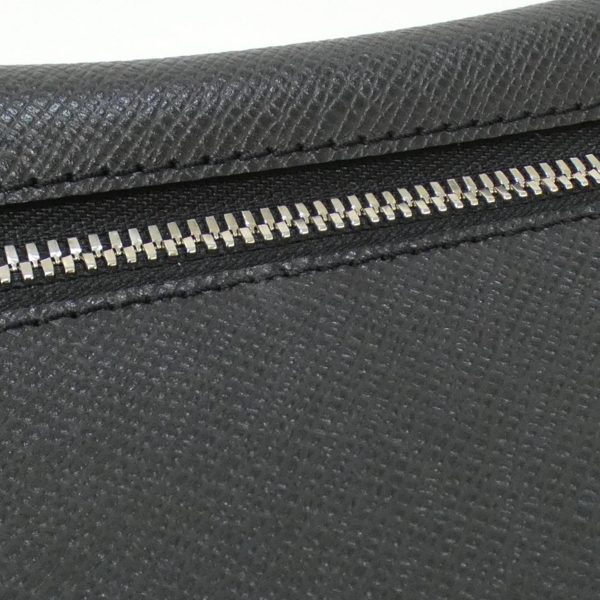 Louis Vuitton Black Leather Pochette